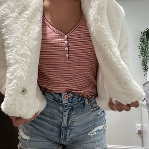 FOREVER 21 fur faux coat
